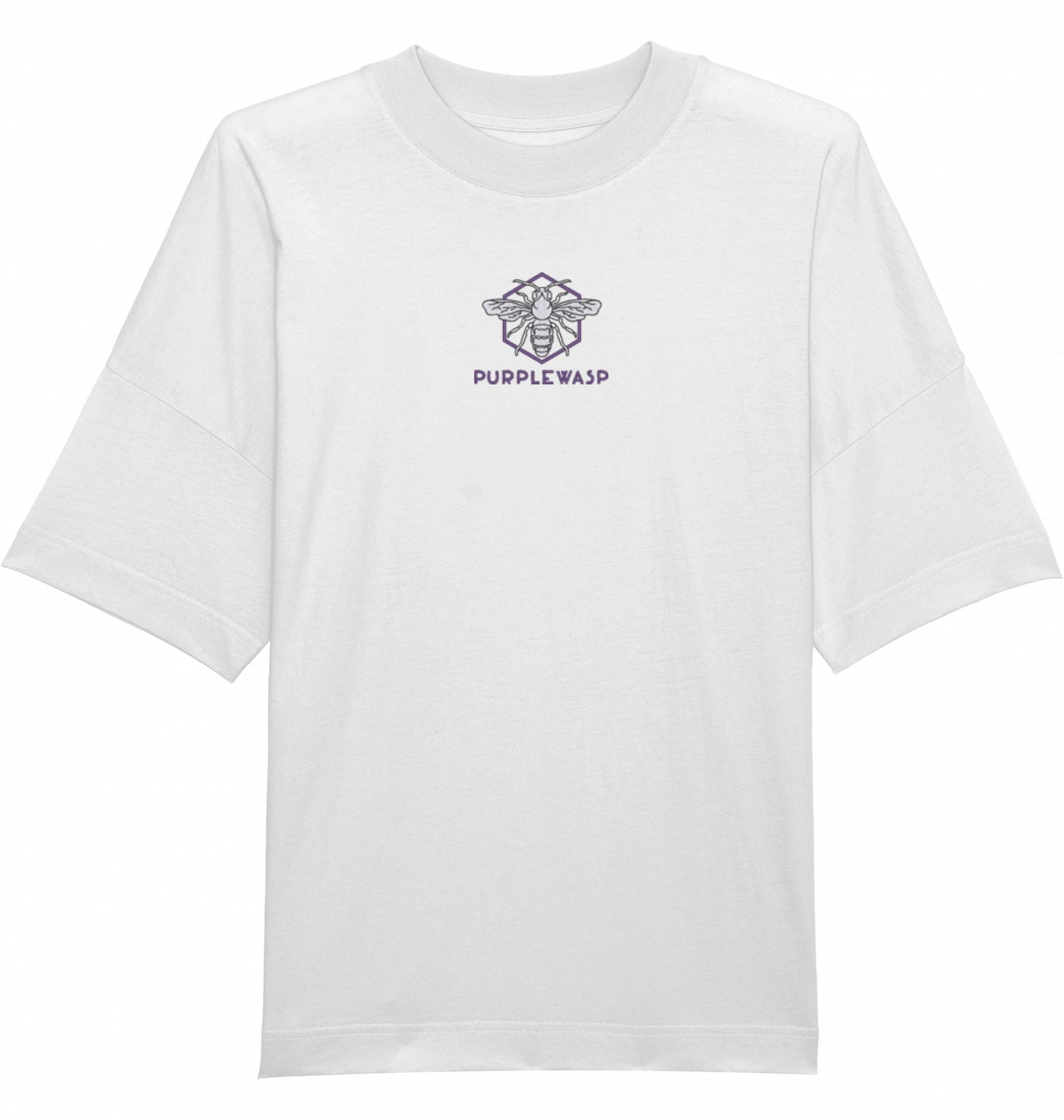 Essentials Oversize T-Shirt in Weiß mit gesticktem Logo