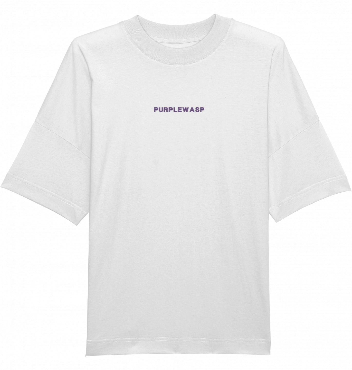 Essentials Oversize T-Shirt in Weiß mit gesticktem Schriftzug